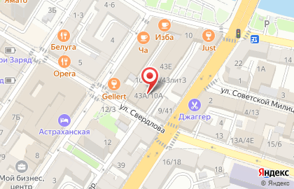 Погребок на Адмиралтейской улице на карте