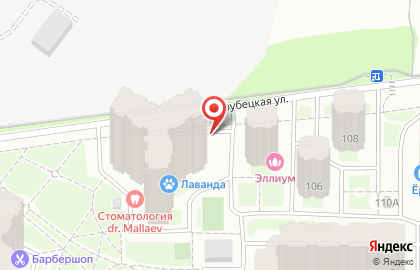 Магазин алкогольной продукции Алкостудия на Трубецкой улице на карте