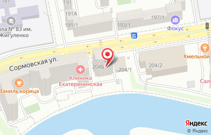 Магазин интимных товаров на Сормовской улице на карте