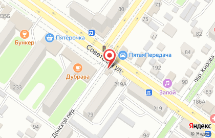 Магазин фруктов и овощей в Ростове-на-Дону на карте