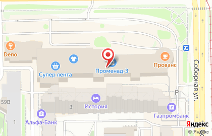 Салон итальянской мебели ВЕРСАЛЬ на проспекте Ленина на карте