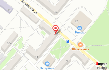 Магазин Кристина на Крымской улице на карте