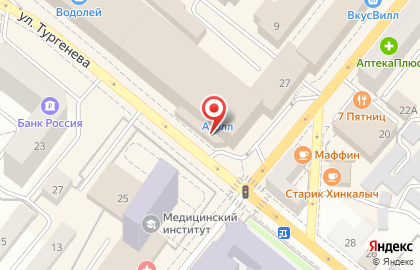 Банкомат МИнБанк на Октябрьской улице на карте