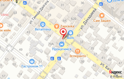 Служба доставки еды Чуду Тилбай в Советском районе на карте