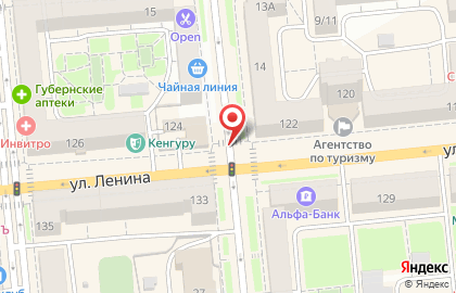 Зазеркалье на улице Ленина на карте
