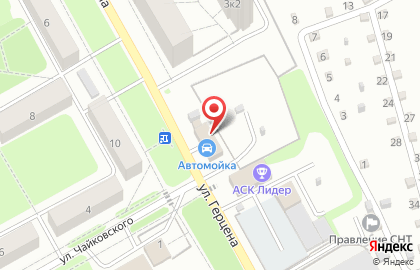 Шиномонтажная мастерская в Центральном районе на карте