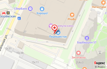 Магазин техники М.Видео на Хорошёвском шоссе на карте