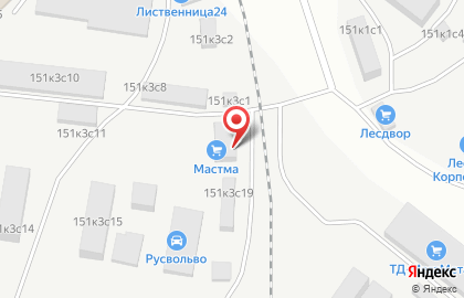 Магазин пиломатериалов Север Дерево на Рублевском шоссе на карте