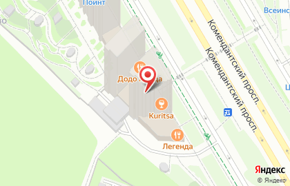 Студия массажа лица FaceRoom на Комендантском проспекте на карте