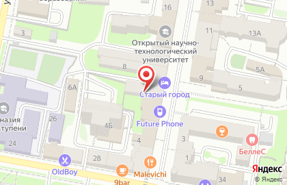 Поволжский банк Сбербанка России на Московской улице на карте