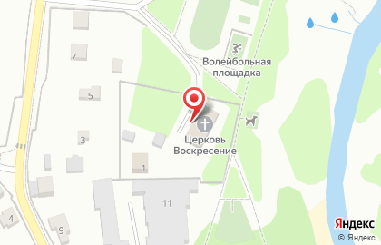 Воскресение, Церковь Евангельских Христиан-баптистов на карте