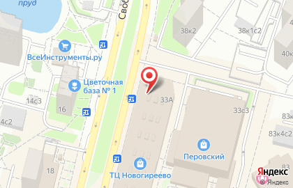 Салон Оптик-А в Новогиреево на карте