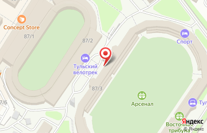 Профессиональный футбольный клуб Арсенал на карте