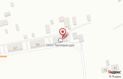 Теплоснабжение в Анжеро-Судженске на карте