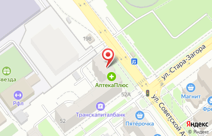 Международная служба экспресс-доставки FedEx-TNT на улице Стара Загора на карте