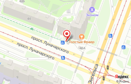 Бар Суши WOK на проспекте Луначарского на карте
