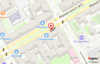 Аквалинк в Василеостровском районе на карте