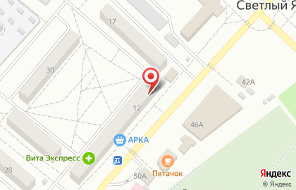 Волгоградский филиал Банкомат, КБ Петрокоммерц в Светлом Яре на карте