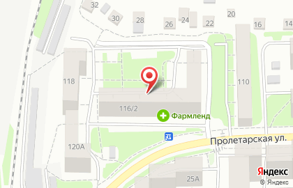 Аптека Калинка на Пролетарской улице на карте