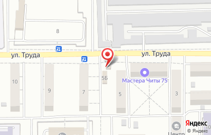Магазин по продаже натяжных потолков Небосклон на улице Труда на карте