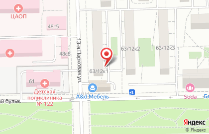 Мини-отель Таганка-недвижимость в Измайловском проезде на карте
