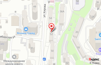 Продовольственный магазин в Советском районе на карте