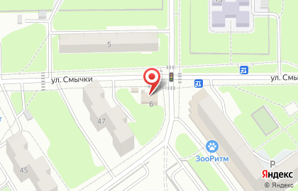 Фирменный магазин Звениговский мясокомбинат в Засвияжском районе на карте