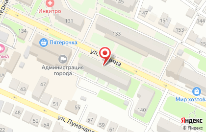Оника на улице Ленина на карте
