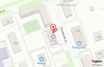 Банкомат БАНК СГБ на Полярной улице на карте