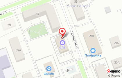 Банкомат БАНК СГБ на Полярной улице на карте