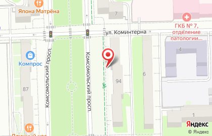 Кукуруза в Перми на карте