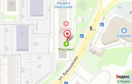 Аптека Максавит в Липецке на карте