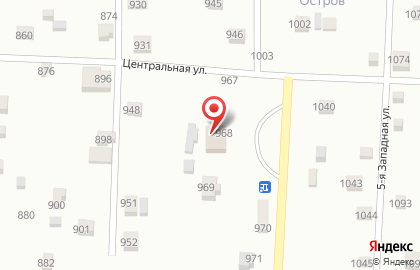 Продуктовый магазин Центральный в Тюмени на карте