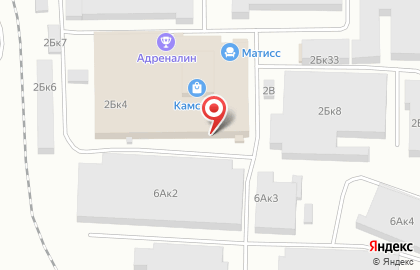 Магазин мебели Матисс на Камской улице на карте