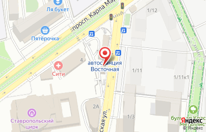 Ателье в Ставрополе на карте