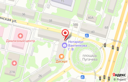 Нотариус Вантенкова Г.В. на карте