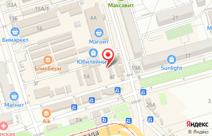 Киоск по продаже хлебобулочных изделий в Красноармейском районе на карте