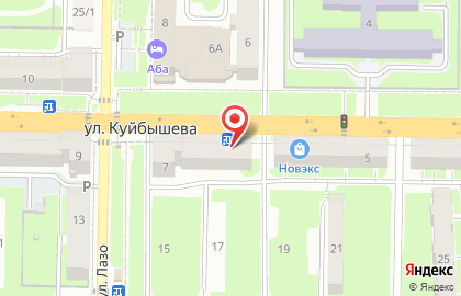 Продуктовый магазин в Новокузнецке на карте