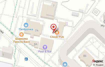 Clover Pub на улице Академика Константинова на карте