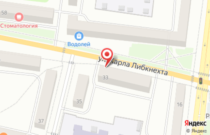 Терминал СберБанк на улице Карла Либкнехта на карте