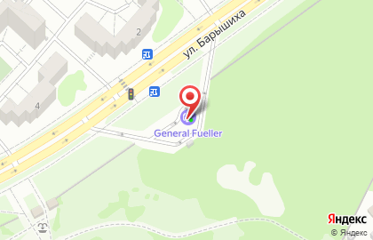 АЗС Меркурий на улице Барышиха на карте