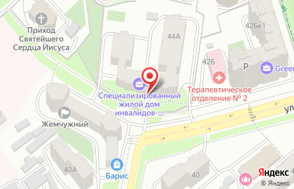 Региональный общественный фонд инвалидов-колясочников Общество без барьеров на карте