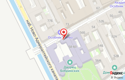 Санкт-Петербургский Государственный Университет в Адмиралтейском районе на карте