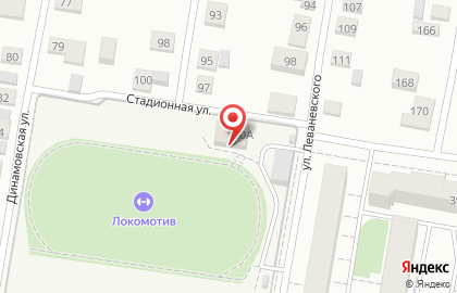 Стадион Локомотив в Ижевске на карте