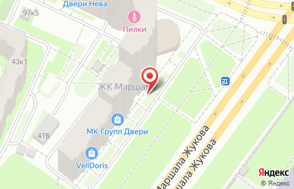 Компания МК-Групп на проспекте Маршала Жукова на карте