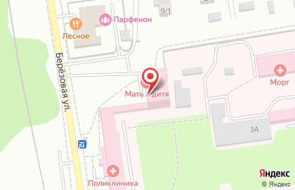 Областной перинатальный центр Омская областная клиническая больница на Берёзовой улице на карте