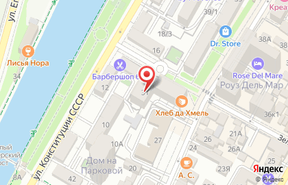 Супермаркет Золотая Нива в Центральном районе на карте