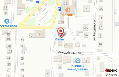 Гипермаркет Магнит в Ростове-на-Дону на карте