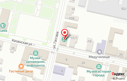 Автоцентр Наша марка на Казанской улице в Елабуге на карте