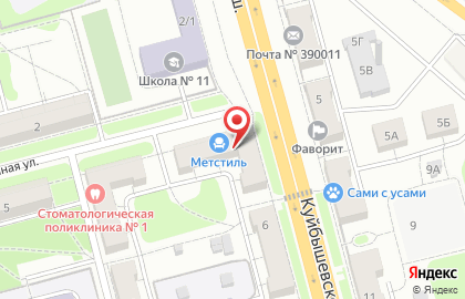 Салон мебели и матрасов Авантаж на Телевизионной улице на карте